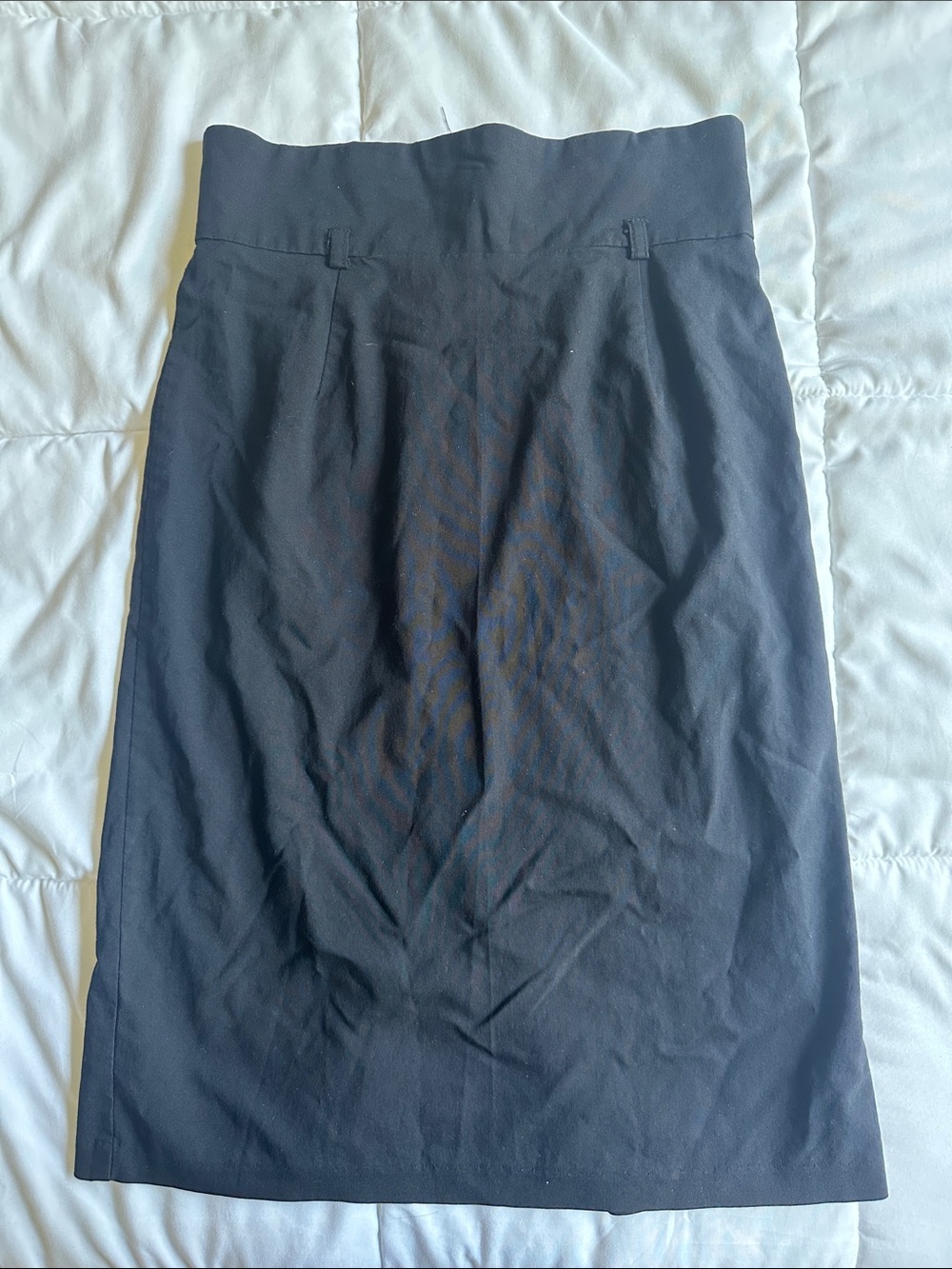 Spring Street Black High-Rise Pencil Skirt